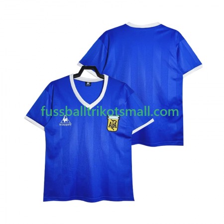 Fußballtrikots Argentinien Retro 1986 Kurzarm Auswärts-trikot kaufen